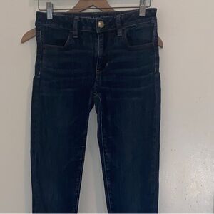 American Eagle Outfitters High Rise Dark Wash Jeans